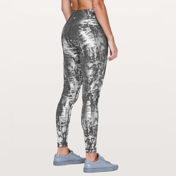 Lululemon Wunder Under Hi Rise Tight *Brindle Foil 28" Crinkle Heather Brindle - Picture 14 of 14